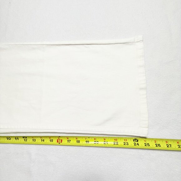 Vigoss Women's Stretch High Rise Straight Leg Belted Ivory Jeans Size 13/31 NWT - Picture 11 of 12